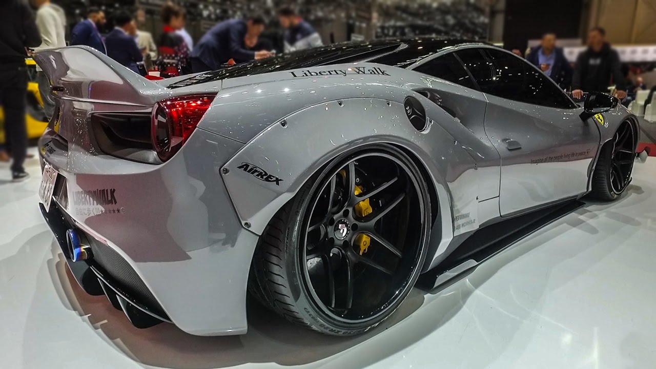 Ferrari 488 GTB & McLaren 650S BY LIBERTY WALK - 2017 Geneva Motor Show
