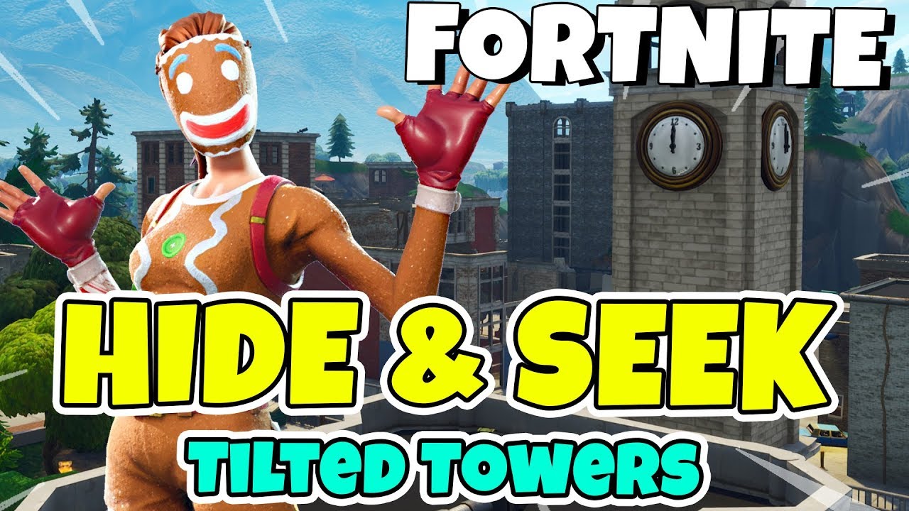 HIDE & SEEK I TILTED TOWERS PÅ CUSTOM SERVER I FORTNITE