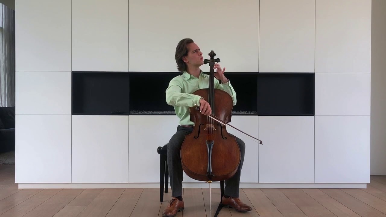 J.S. Bach : Suite No. 2 for solo cello BWV 1008 - Paul Heyman (cello)