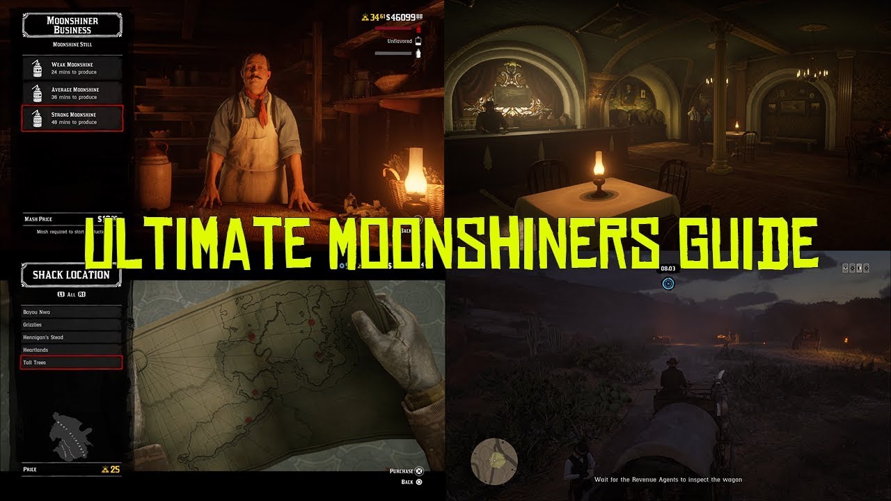 Red Dead Online Ultimate Moonshiner Guide, How To Make Money With The Moonshine Business