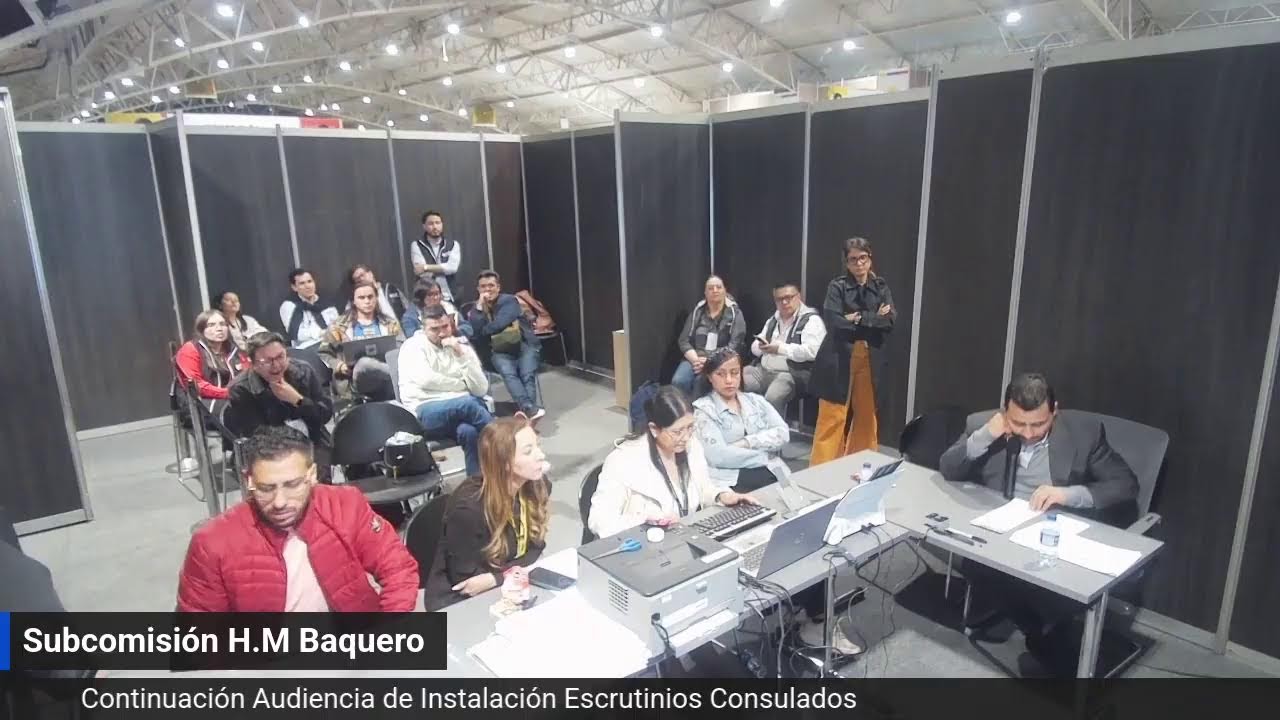 Continuación Audiencia de Instalación Escrutinios Consulados