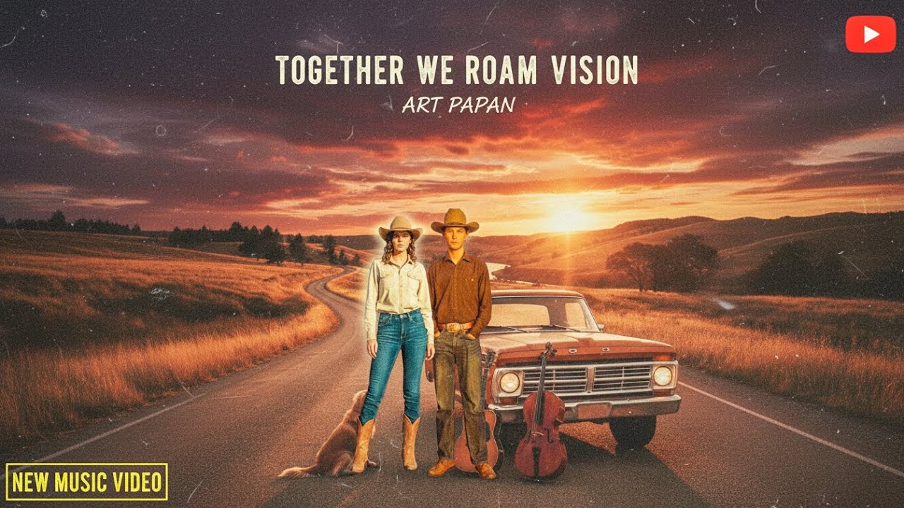 • Together We Roam Vision (Official Country Rock Music Video) - Art Papan