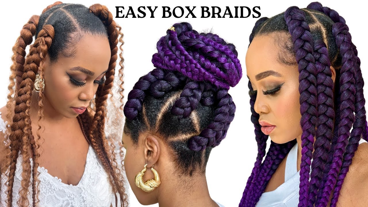 🔥CAN’T GRIP BOX BRAIDS/ Try this  Step By Step /101 /Protective Style Tupo1