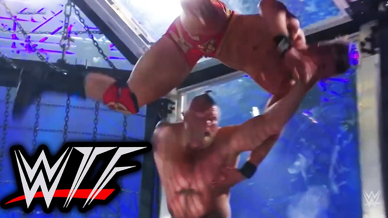 WWE Elimination Chamber 2022 WTF Moments | Brock Lesnar F5s Austin Theory Off The Top Of A Pod