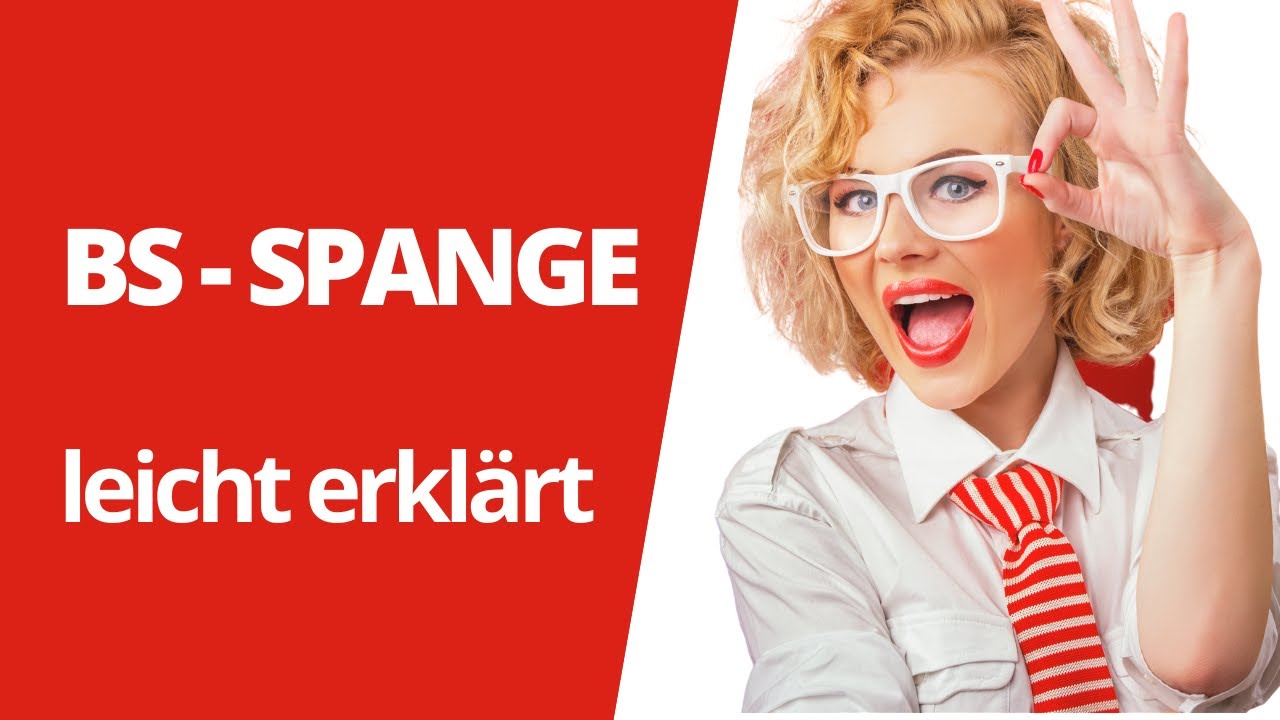 BS Spange kleben