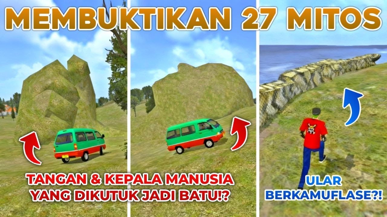 MEMBUKTIKAN 27 MITOS YANG ADA DI GAME BUSSID!!