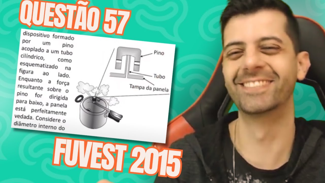 FUVEST 2015 - Q57 - Para impedir que a pressão interna de uma panela