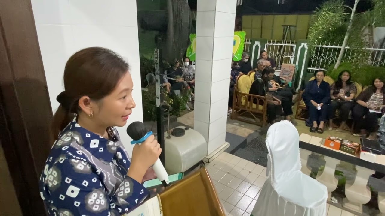 Sambutan Keluarga Duka (Mbak Dhita) Pada Ibadah Penghiburan II, Rabu 18-10-2023