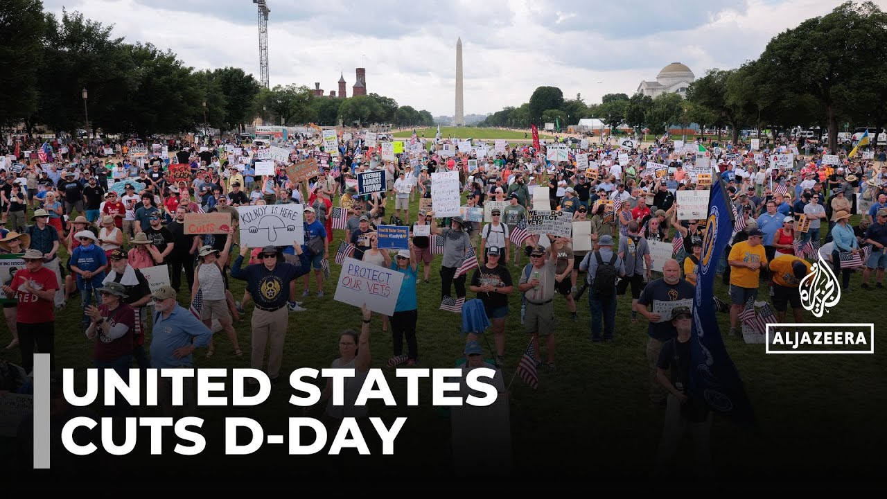 Veterans' protest in US: Nationwide rally demands president protect rights