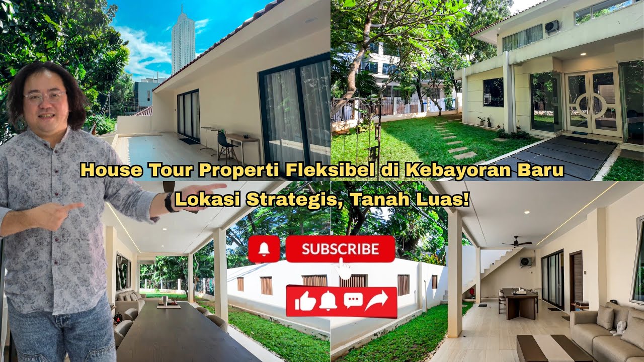 House Tour Rumah HOOK Luas di Kebayoran Baru &ndash; Cocok untuk Kantor, Klinik, atau Kos!