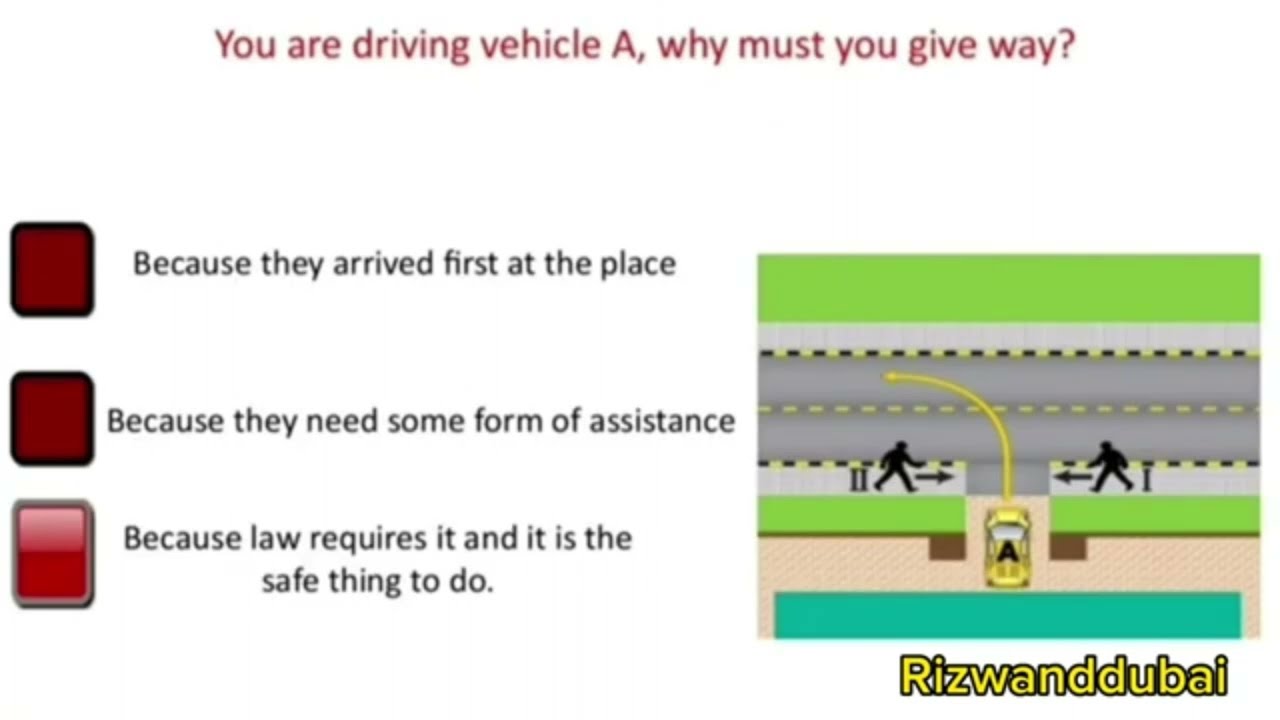 Drive Dubai Mock Test voice-over Hindi, Urdu Part#104