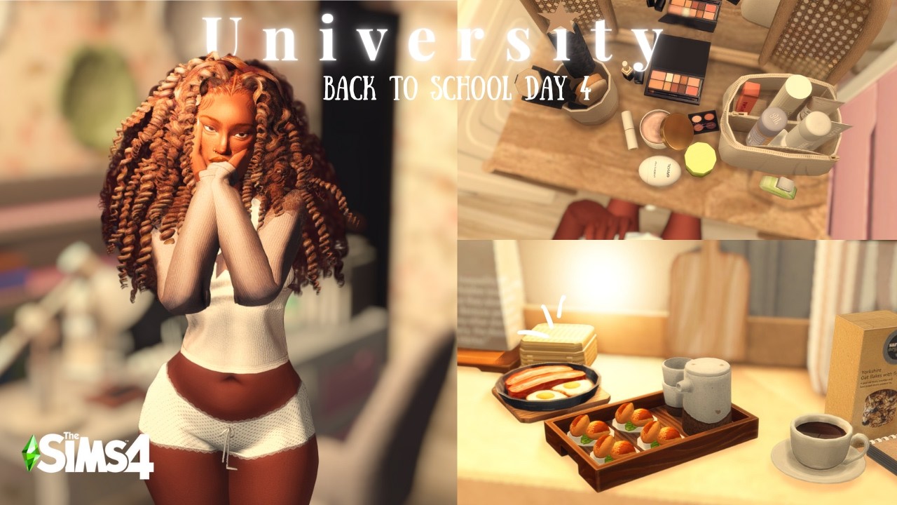 Back to School - DAY 4 - FOXBURY THE SIMS 4 🤍🥥