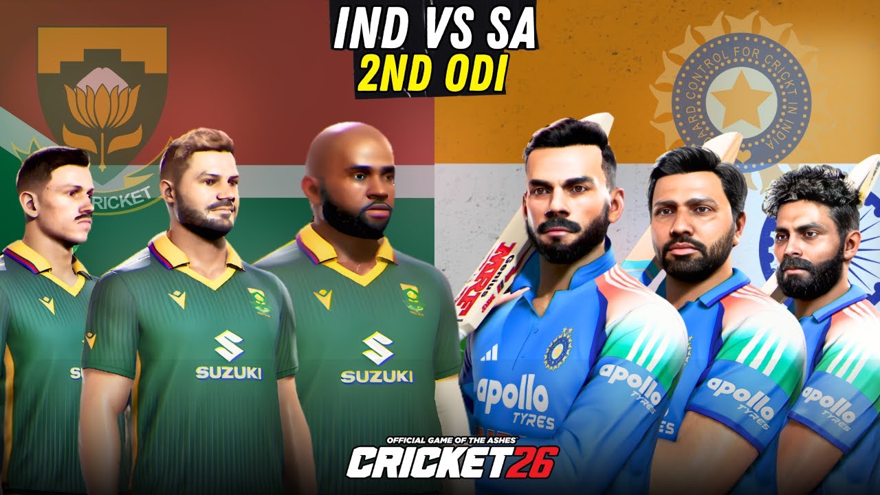 🤯 IND vs SA 2nd ODI &ndash; Super Intense Finish! | Cricket 26 Gameplay