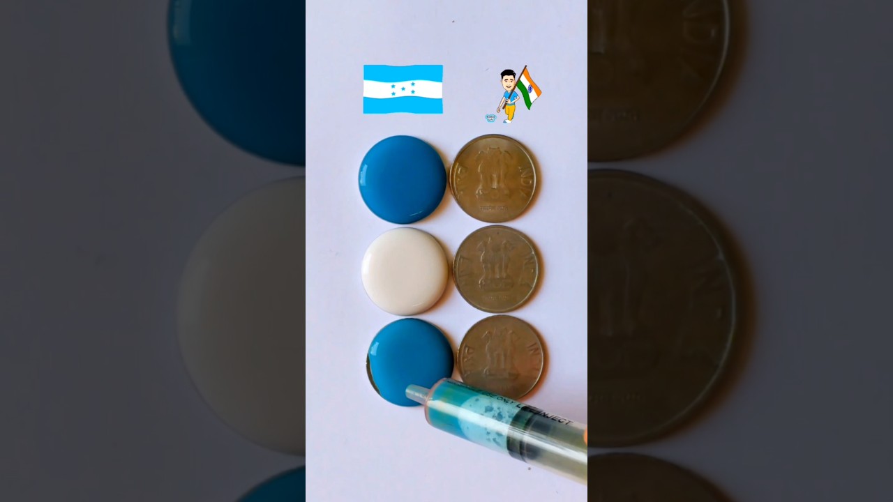 Flag drop 🇮🇳| Honduras 🇭🇳| #shots #video #coin #reels #jhanda #yt