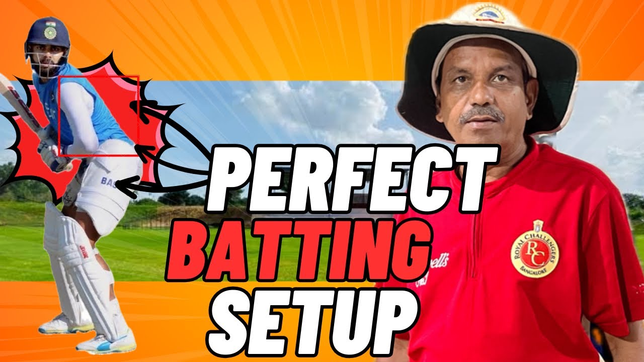 Perfect batting Stance in cricket | back position in bating stance| Hip position in stance | BASICS