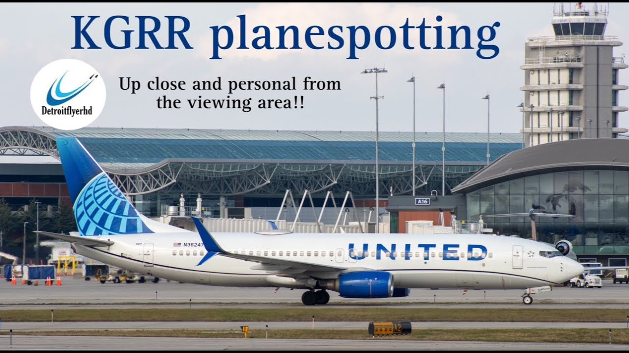 (UP CLOSE) 23 minutes of planespotting at Gerald R. Ford International Airport (KGRR)