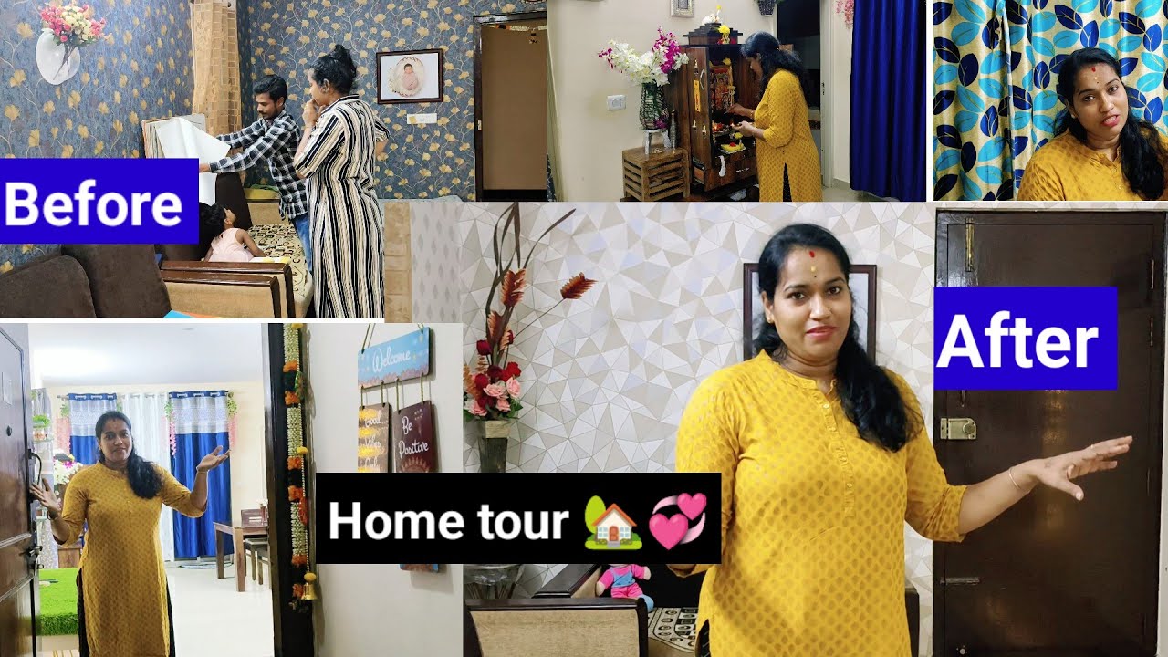 ವಾವ್ ನಮ್ಮನೆ🏡 ರೆಡಿ ಆಯ್ತು🤩|| ಮತ್ತೆ ಪುಟ್ಟ Home Tour|| ಇವಾಗ ಹೇಗೆ ಕಾಣ್ತಿದೆ?#shopwithyoutube