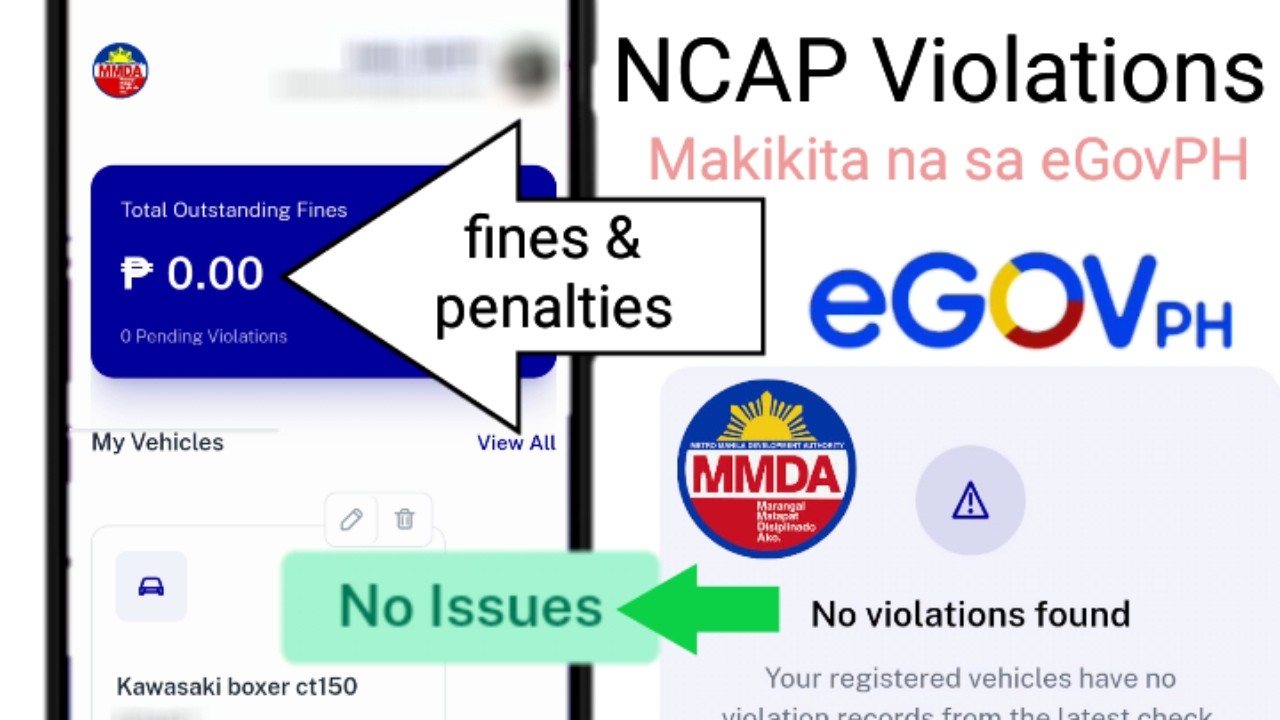 How to Check MMDA Traffic Violations (NCAP) via eGovPH App | Paano Malaman Kung May NCAP Violation