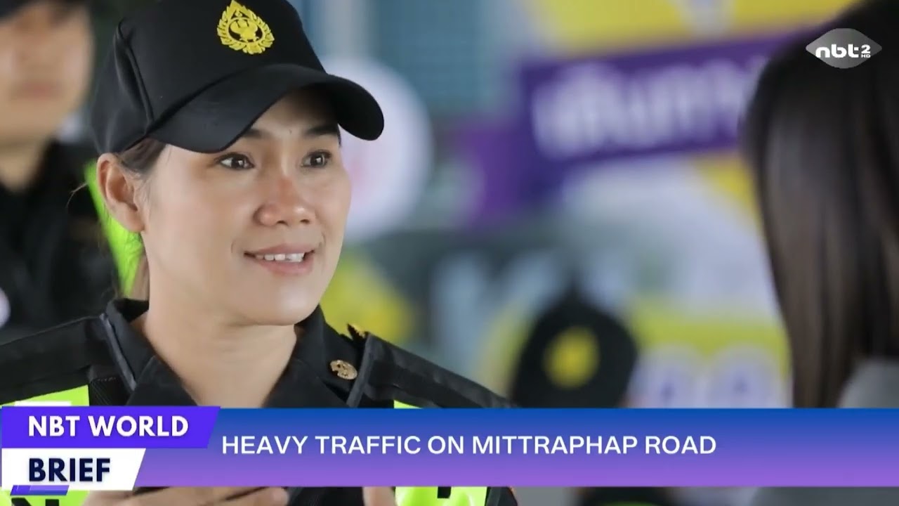 HEAVY TRAFFIC ON MITTRAPHAP ROAD