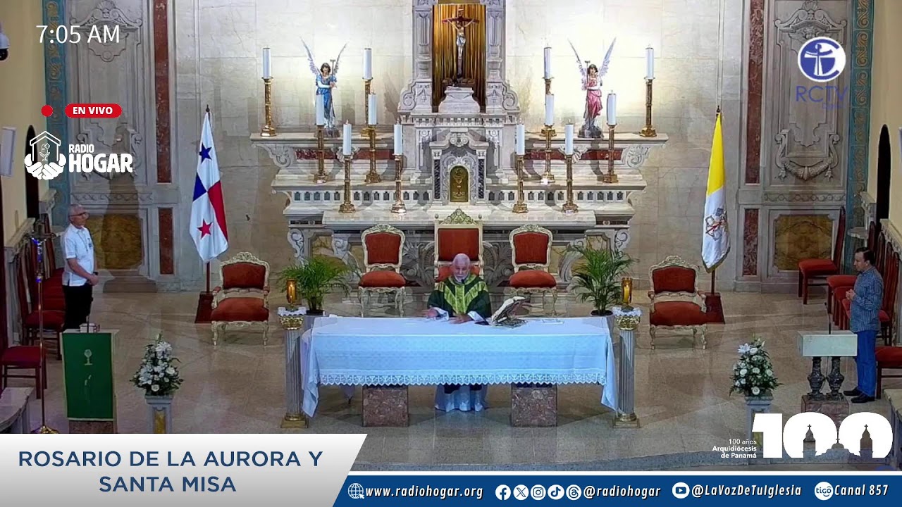 ROSARIO DE LA AURORA Y SANTA MISA, SANTUARIO NACIONAL