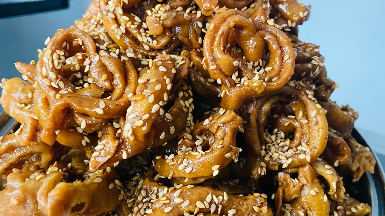 Shebakia dolce fritto al miele شباكية بي عقدة اللوز(برليني)