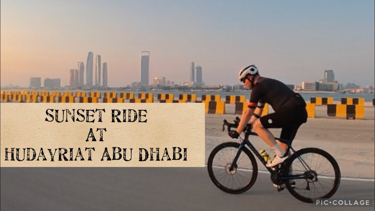 Sunset Ride|Hudayriat Cycling Track |Abu Dhabi