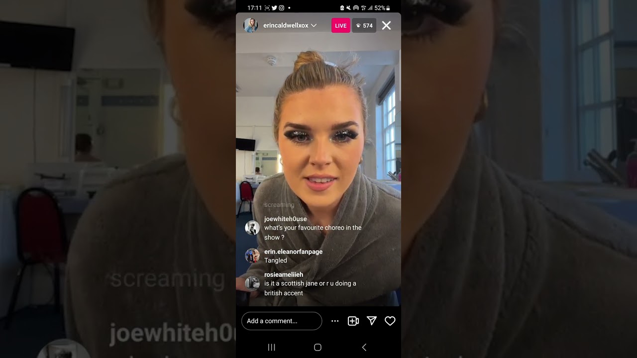 26.04.23 - Erin Caldwell Instagram Live