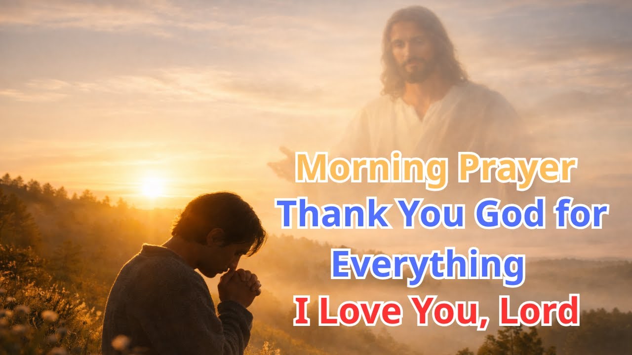 Morning Prayer Thank You God for Everything , I Love You, Lord