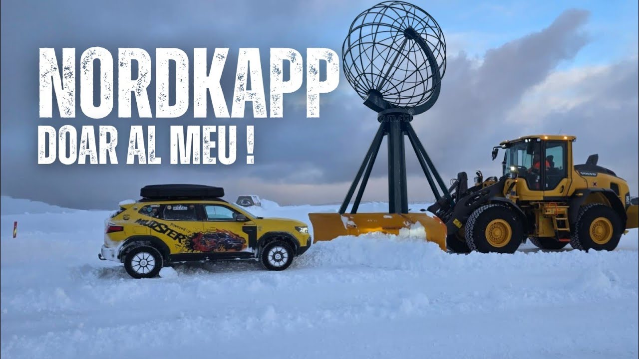 Ep.35 🌍O zi pe viscol la NordKapp cu Dusterul Mcs🌍❄️ Suzuki Jimny și Ford Ranger în expediție➡️🔝