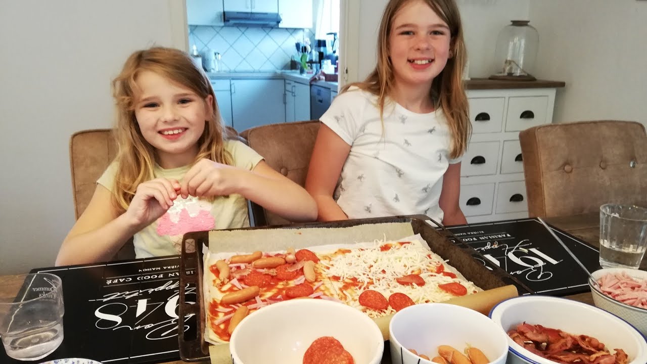 Vi laver hjemmelavet pizza 🍕 🥰