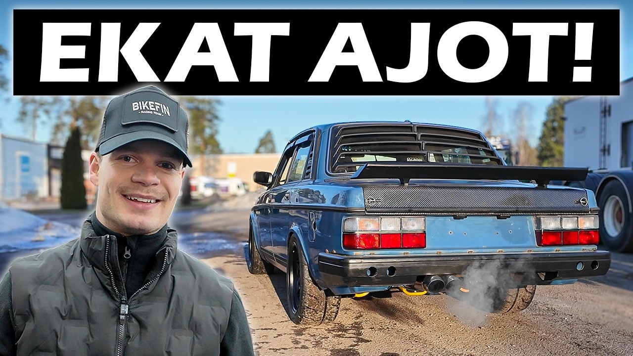 ENSIMMÄISET AJOT - MOOTTORI MEINASI HAJOTA?!