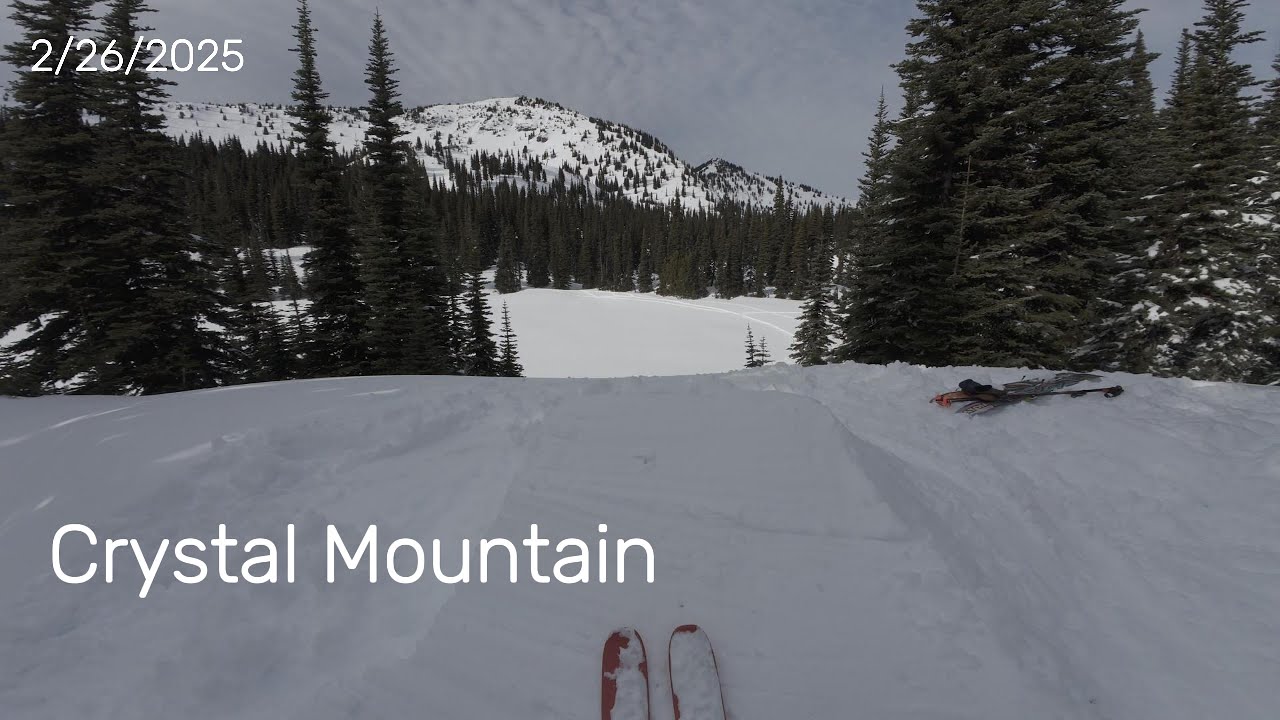 skiing at crystal mountain washington