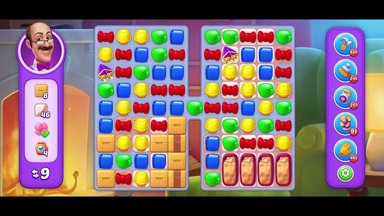 Homescapes Level 19587  -- No cheats