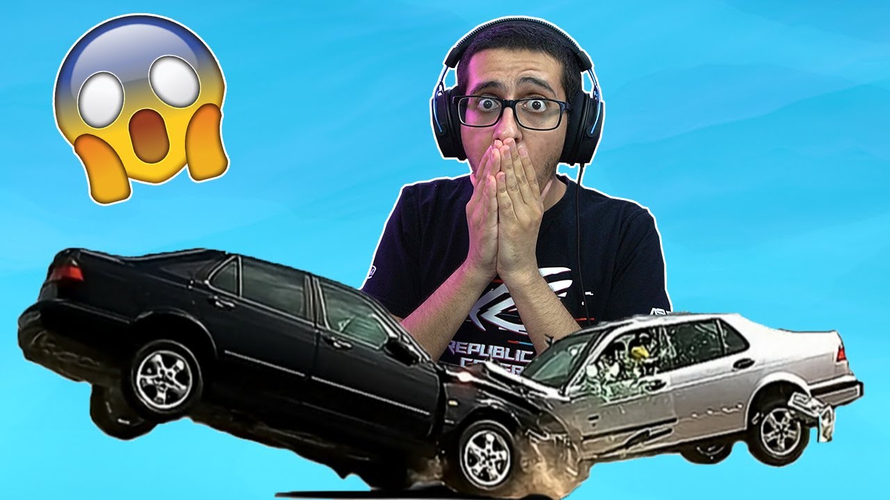 ردة فعلي على اغبى الحوادث بالعالم 🚗💥 !