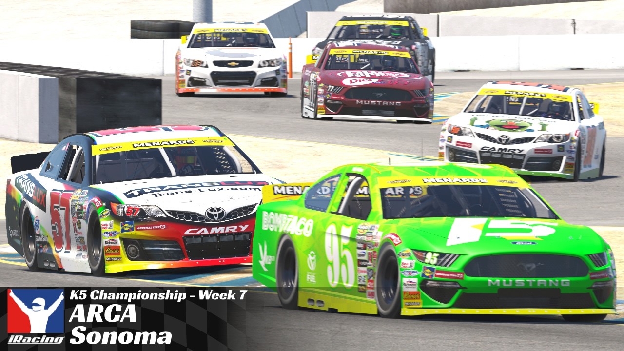 Arca at Sonoma | @kneebon5 Championship | iRacing