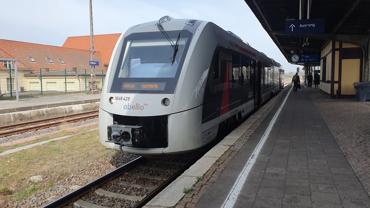Abellio Mitfahrt in der BR1648 auf der RB50 von Dessau Hbf nach Köthen