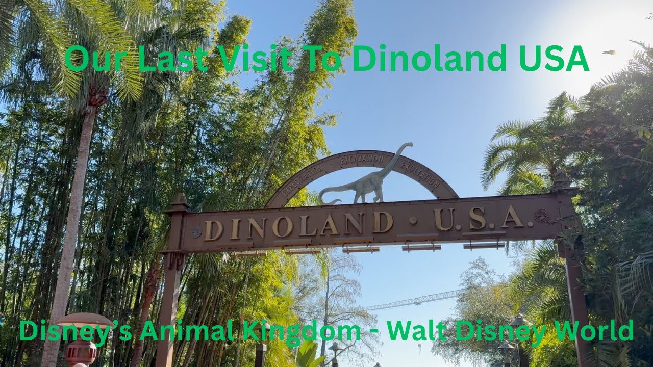 Последний визит в DinoLand США - Царство животных Диснея - Мир Уолта Диснея