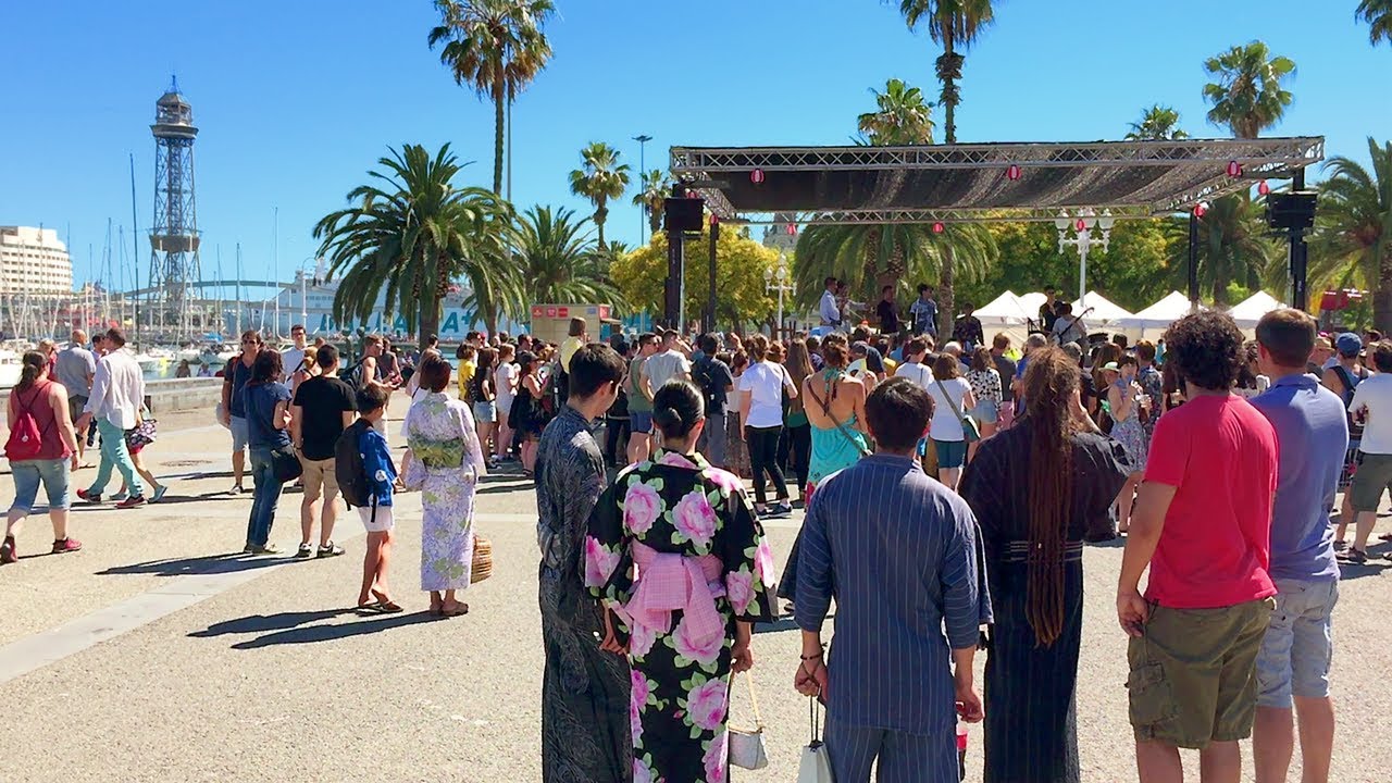 BARCELONA WALK | Japanese Matsuri Festival 2017 at Port Vell | Spain