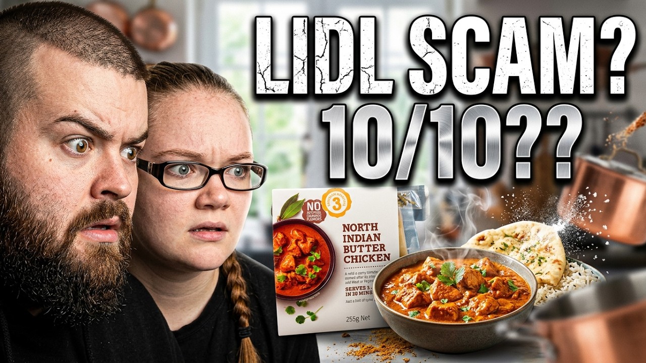 Irish Couple Reacts to Lidl's Butter Chicken - We Weren't Expecting This!