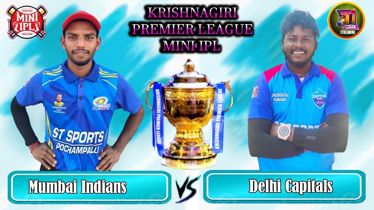 DELHI VS MUMBAI || KRISHNAGIRI PREMIER LEAGUE || #viralvideo #cricket #tilive #sports # league