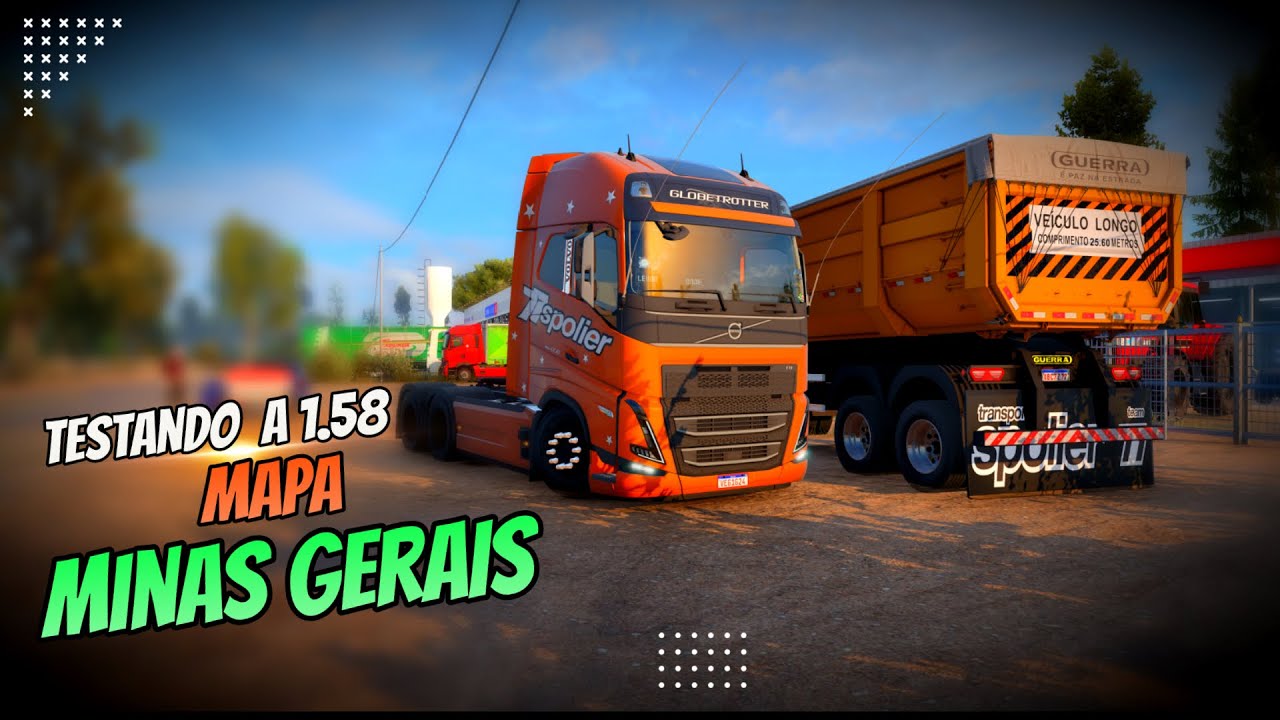 BORA TESTAR A 1.58 MAPA MINAS GERAIS SIMULANDO AO MAXIMO | ETS2 LIVE