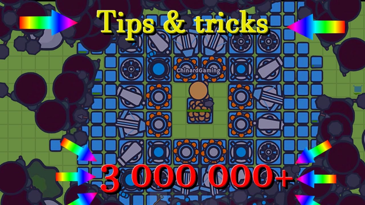 Zombs.io Tips & tricks to make a powerful diamond base || 3 000 000 +