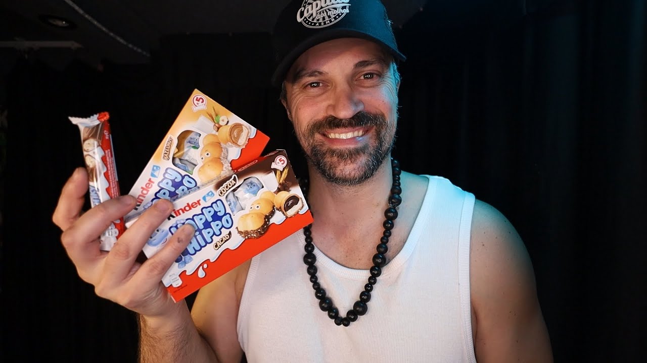 ASMR a provar KINDER mais uma vez 🍫 Asmr Português!
