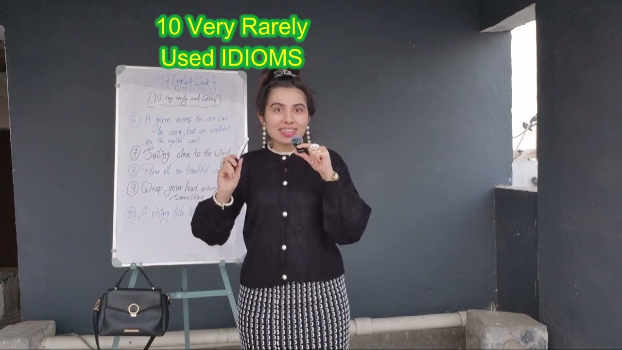 10 Very Rarely Used IDIOMS 