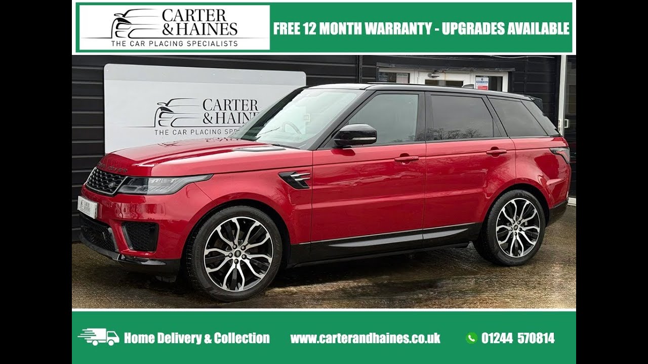 2019/19 Land Rover Range Rover Sport 3.0 SD V6 HSE SUV 5dr Diesel Auto 4WD Euro 6 (s/s) (306 ps)