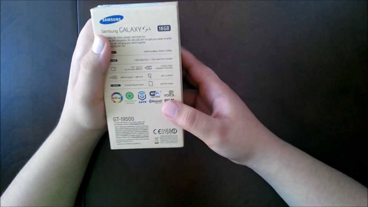 samsung galaxy s4 kutu acılımı