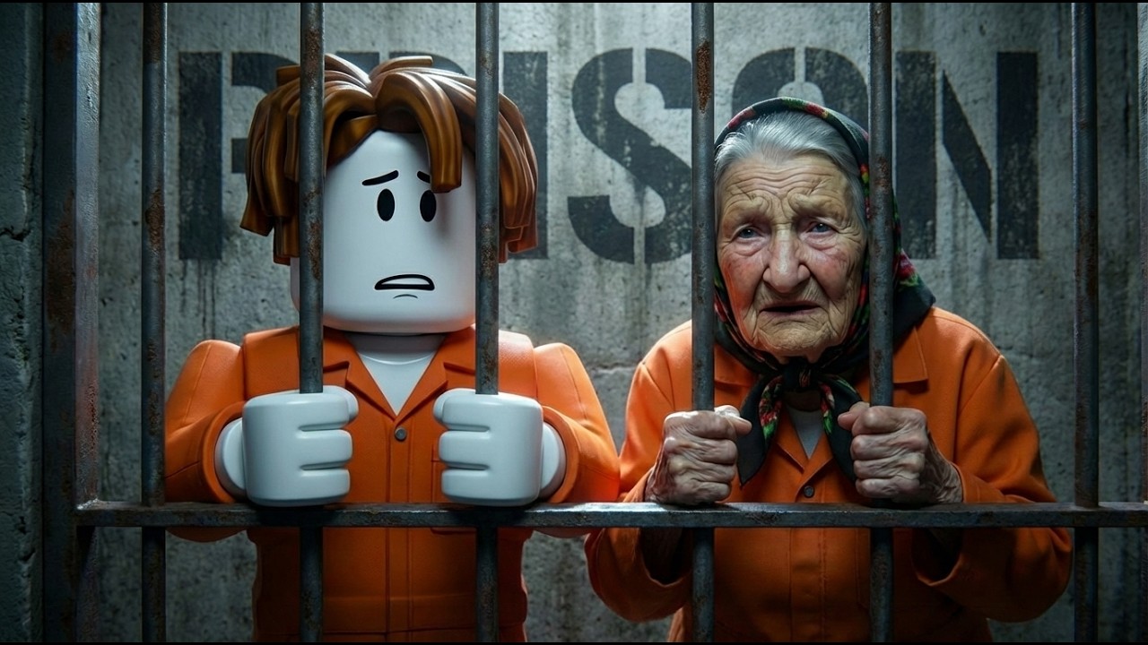 ROBLOX and GRANDMA: ESCAPING PRISON! 😱🚔