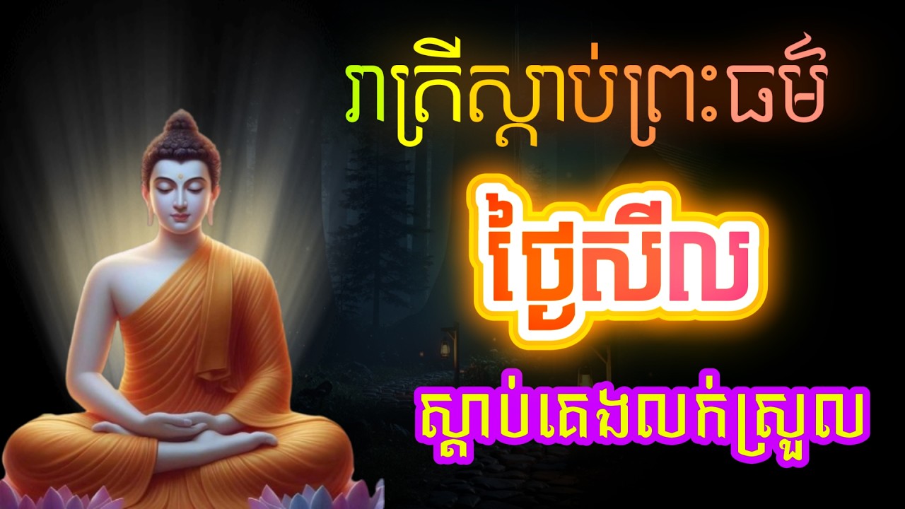 អប់រំចិត្ត ថ្ងៃសីល ស្ដាប់មុនគេង ជួយឱ្យចិត្តស្ងប់🙏