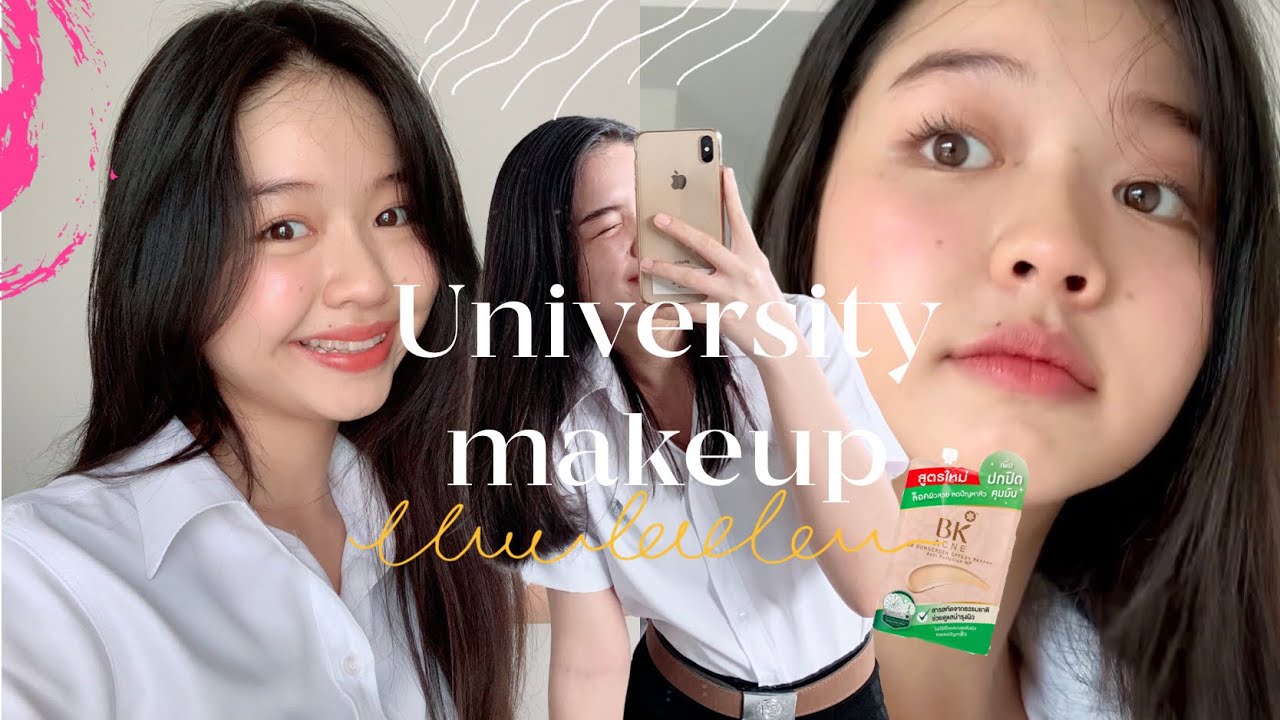 How toแต่งหน้าไปมหาลัย หน้าใสไร้สิว(มือใหม่หัดแต่ง)🌷✨ ด้วย บีบีสิว BK Acne BB | g granviia