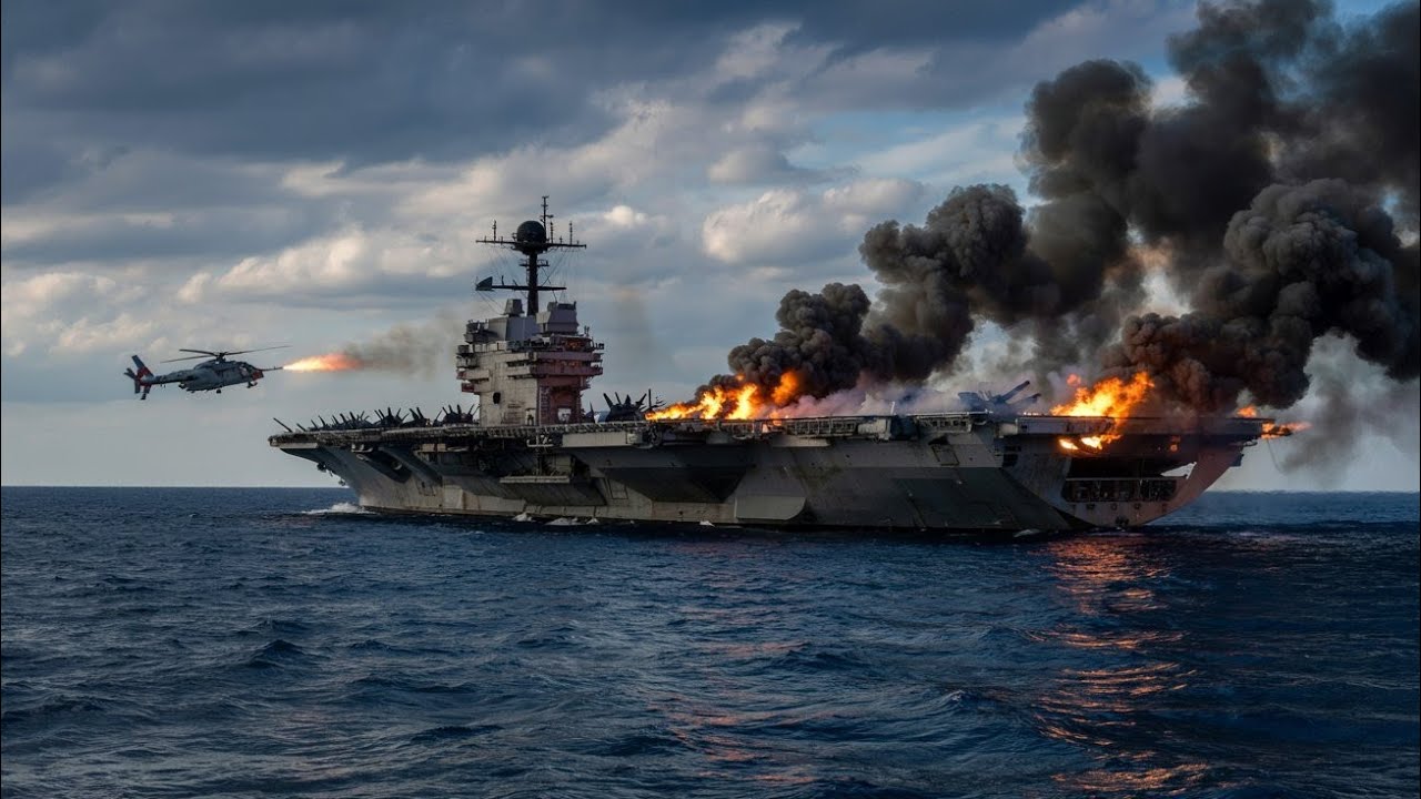 11 minutes ago: Russian Sukhoi pilot brutally destroys US aircraft carrier in the Black Sea